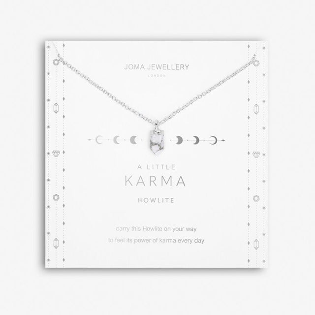 Joma Jewellery Necklace - A Little 'Howlite' Crystal