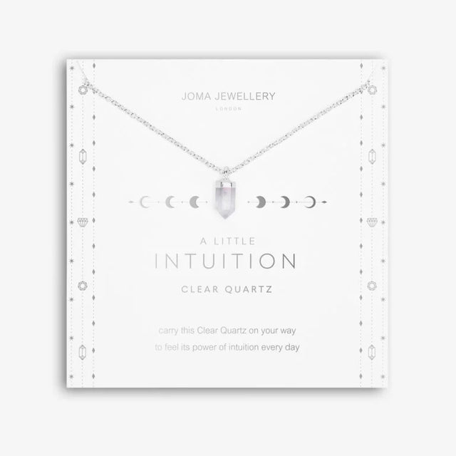 Joma Jewellery Necklace - Affirmation Crystal A Little 'Intuition'