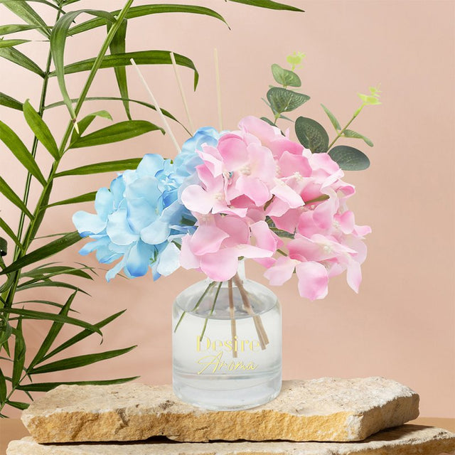 Lesser & Pavey - Flower Reed Diffuser - Blue & Pink Hortensia 200ml