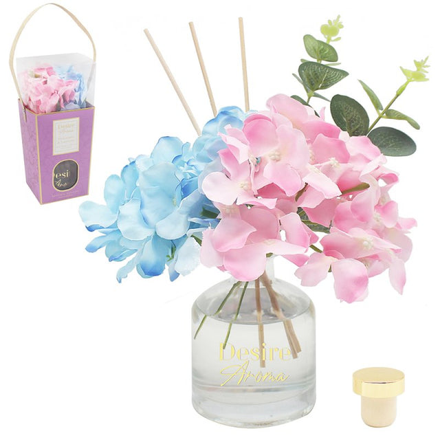 Lesser & Pavey - Flower Reed Diffuser - Blue & Pink Hortensia 200ml