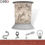 Cello Electric Wax Burner Porcelain Straight - Butterfly