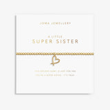 Joma Jewellery Gold Bracelet - Super Sister - A Little