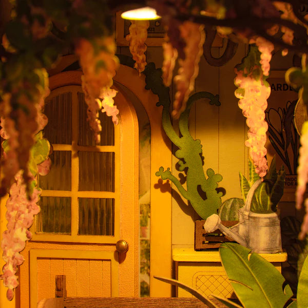 ROBOTIME Garden Home Book Nook DIY Model Kit