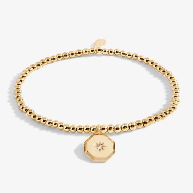 Joma Jewellery Bracelet - Gold A Little First My Sister, Forever My Friend