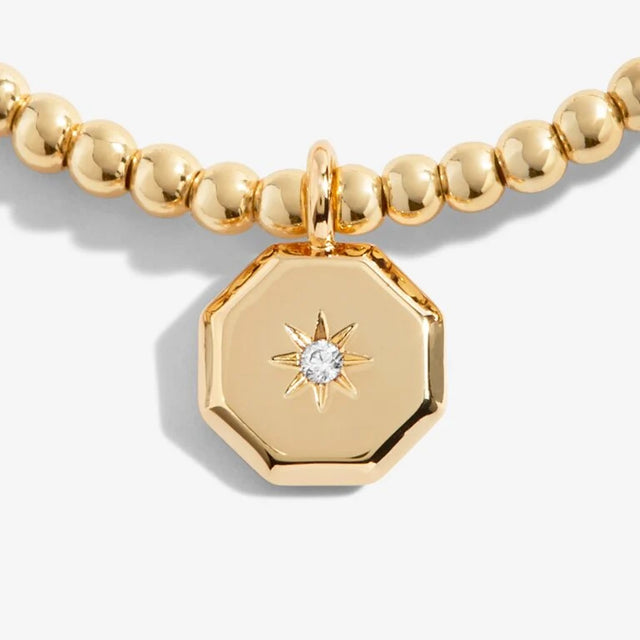 Joma Jewellery Bracelet - Gold A Little First My Sister, Forever My Friend