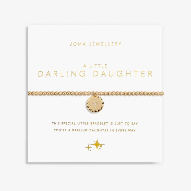 Joma Jewellery Bracelet - Gold A Little Darling Daughter