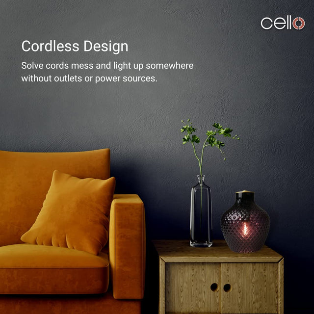 Cello Lighting - Diamond Square Vase Purple
