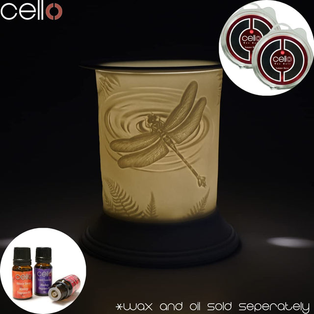 Cello Electric Wax Burner Porcelain Straight - Nature