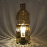 Vintage Large Lamp - Amber