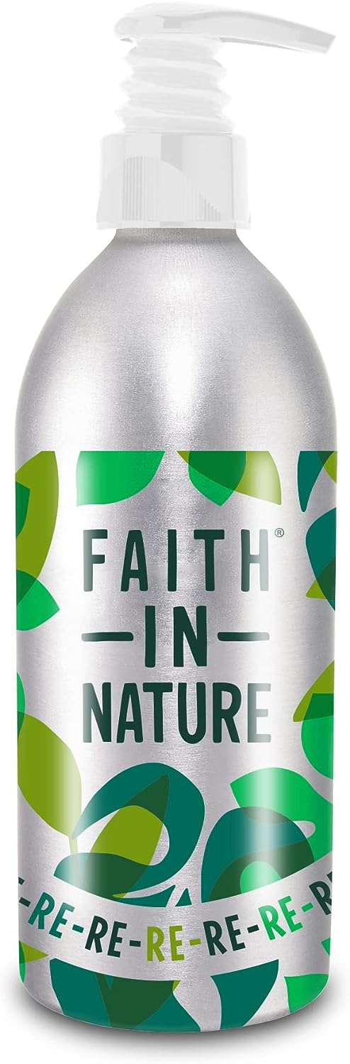 Faith In Nature Zero-Waste Refill Aluminium Bottle 450ml