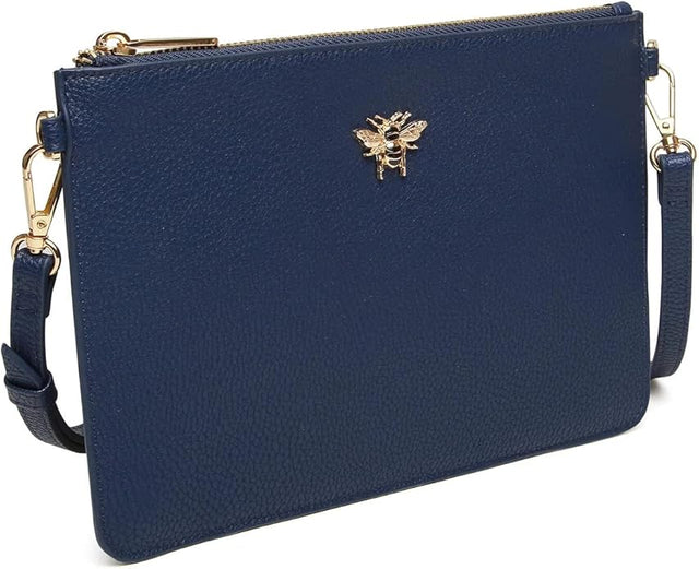 Alice Wheeler Ealing Phone/Clutch Pouch - Navy