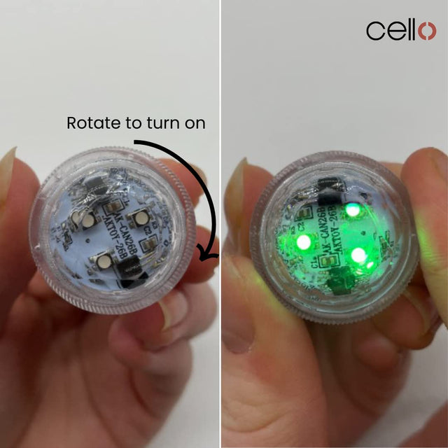 Cello Multicoloured LED Lights With Remote - 3 Pack