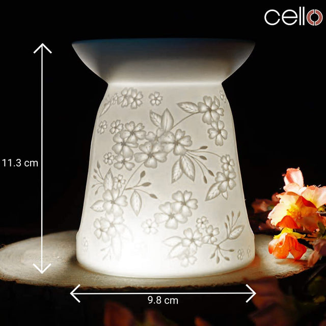 Cello Porcelain Tealight Burner - Spring Time