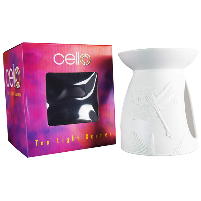 Cello Porcelain Tealight Burner - Nature