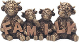 Lesser & Pavey - Highland Cow Family Hughie
