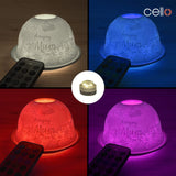 Cello Multicoloured LED Lights With Remote - 3 Pack