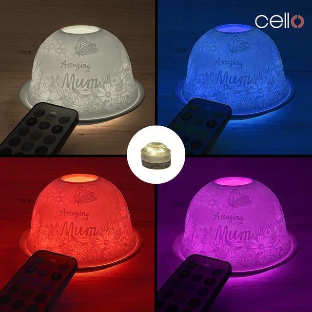 Cello Multicoloured LED Lights With Remote - 3 Pack