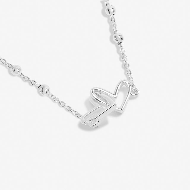 Joma Jewellery Forever Yours Necklace - Happy Birthday Silver Plated