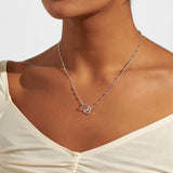 Joma Jewellery Forever Yours Necklace - Happy Birthday Silver Plated