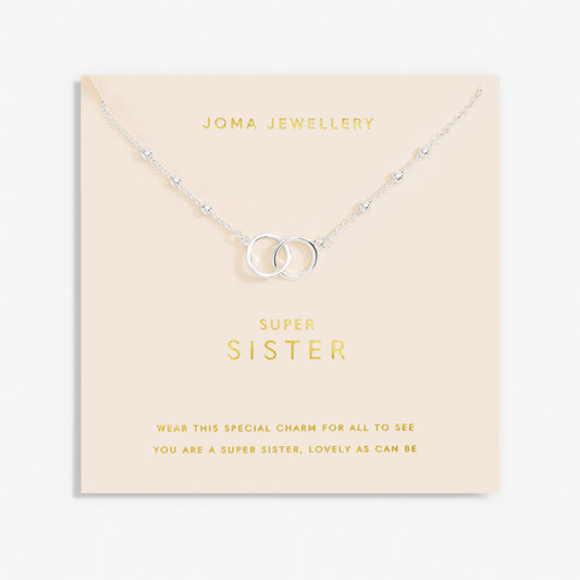 Joma Jewellery Forever Yours Necklace - Super Sister Silver Plated