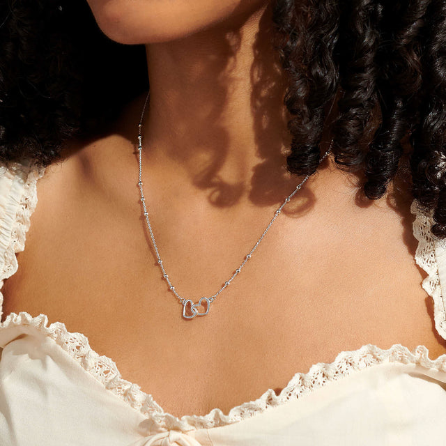 Joma Jewellery Forever Yours Necklace - Darling Daughter Silver Plated
