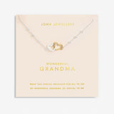 Joma Jewellery Forever Yours Necklace - Wonderful Grandma Silver and Gold Plated