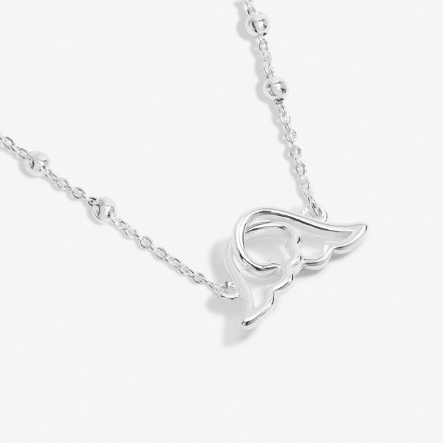Joma Jewellery Forever Yours Necklace - Guardian Angel Silver Plated