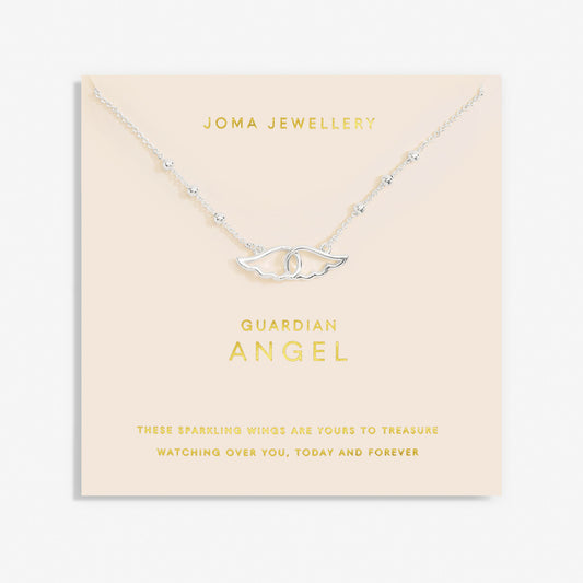 Joma Jewellery Forever Yours Necklace - Guardian Angel Silver Plated