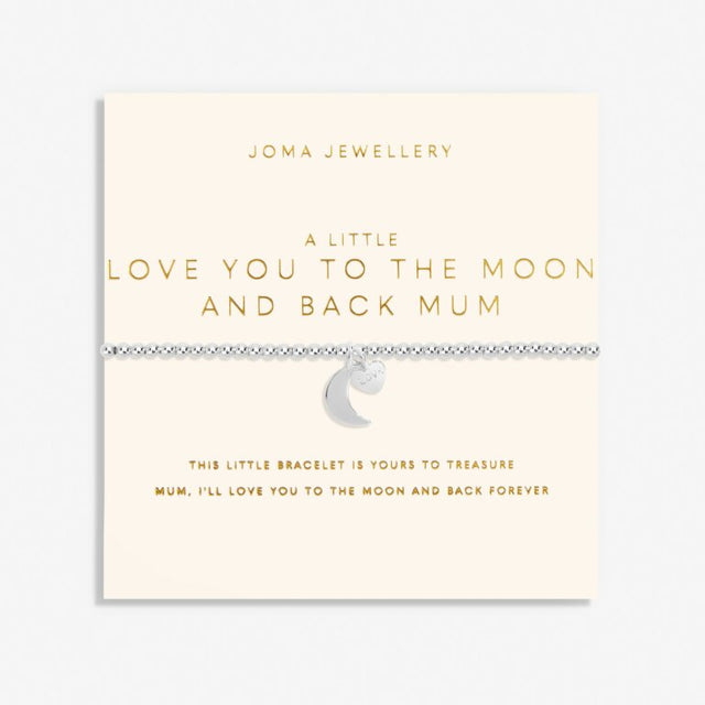 Joma Jewellery Mother's Day A Little Bracelet  -  Love You To The Moon And Back Mum