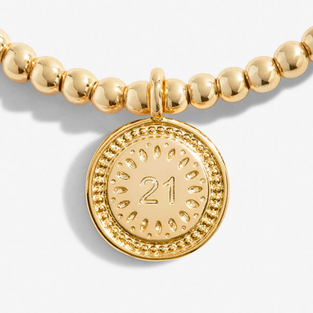 Joma Jewellery Gold Bracelet - 21st Birthday - A Little