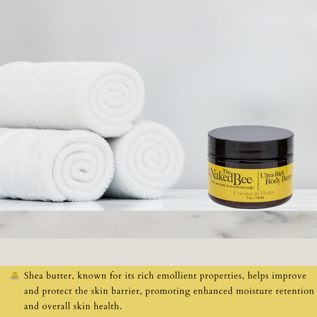 The Naked Bee Coconut & Honey Body Butter 3oz
