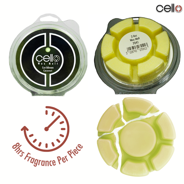 Cello Wax Melt - Caribbean Coconut