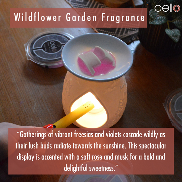 Cello Wax Melt - Wildflower Garden
