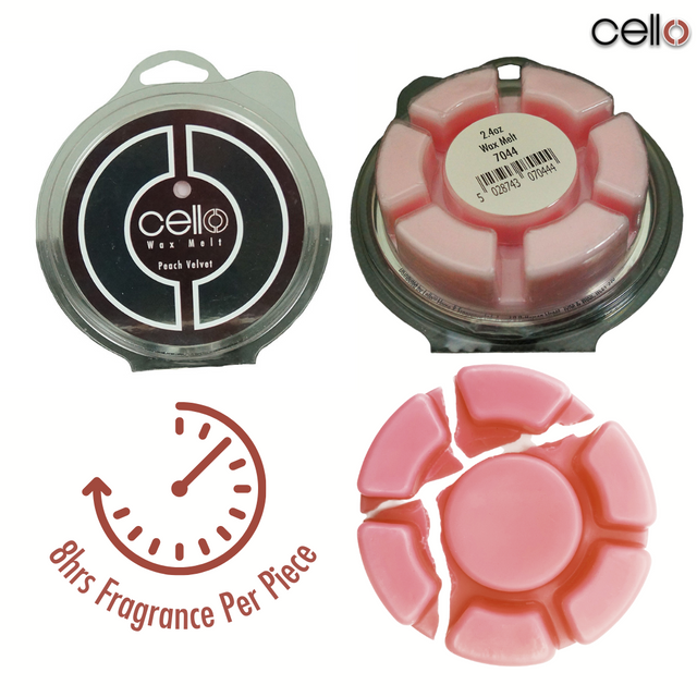 Cello Wax Melt - Peach Velvet