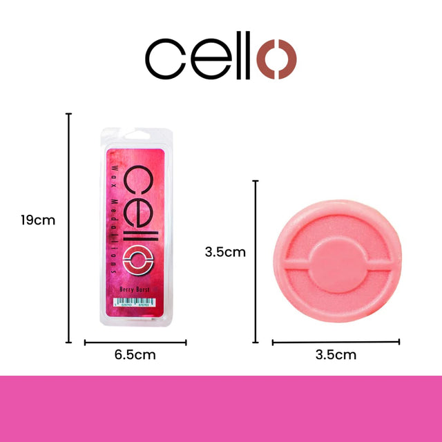 Cello Wax Medallions - Berry Burst