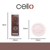 Cello Wax Medallions - Peach Velvet