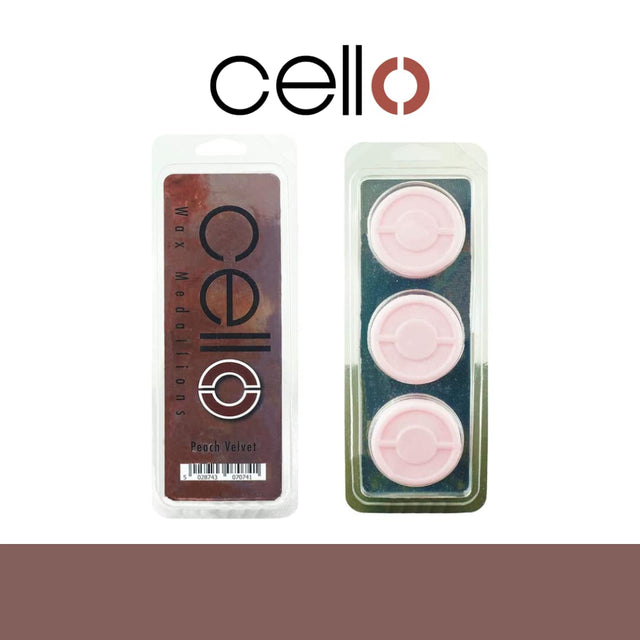Cello Wax Medallions - Peach Velvet