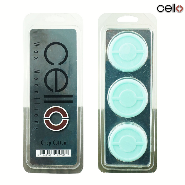 Cello Wax Medallions - Crisp Cotton