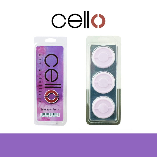 Cello Wax Medallions - Lavender Fresh