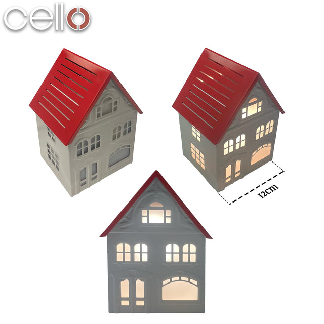 Cello George Street House Electric Wax Burner - Maroon & Grey