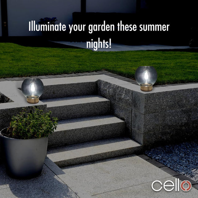 Cello Lighting - Globe Medium Lake Blue