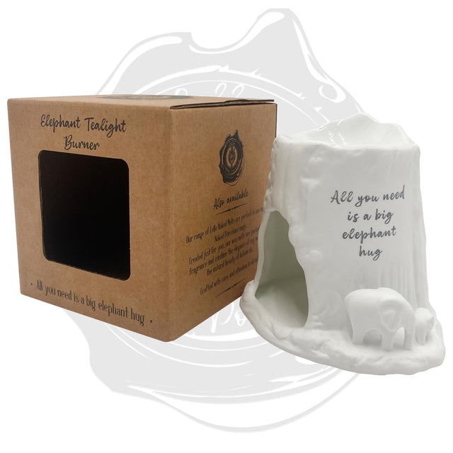 Cello Elephant Tealight Burner - All you need is a big Elephant hug