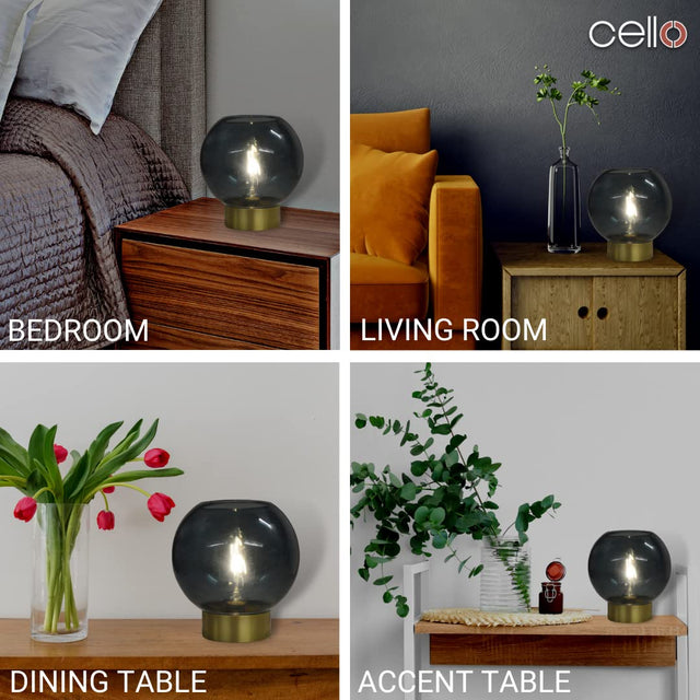 Cello Lighting - Globe Medium Lake Blue