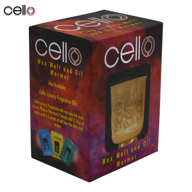 Cello - Porcelain Plug In Electric Wax Burner - Kitten