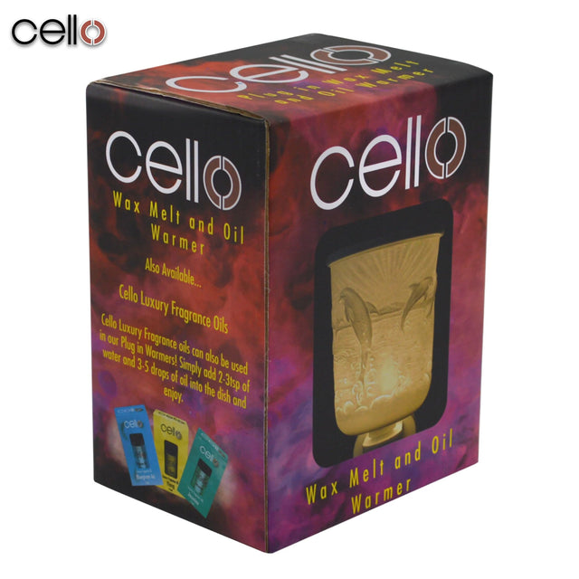 Cello Porcelain Plug In Electric Wax Burner - Dolphin
