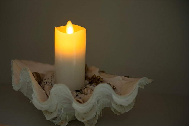 Luminara Indoor 2.0"x 4.25" Ivory Slim Pillar