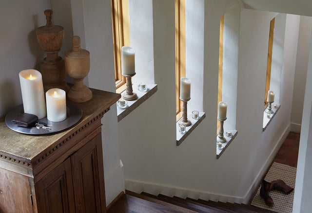 Luminara Indoor 2.0"x 4.25" Ivory Slim Pillar