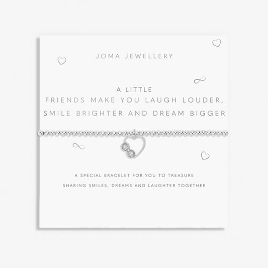 Joma Jewellery Bracelet - A Little Friends Make You Laugh Louder, Smile Brighter And Dream Bigger