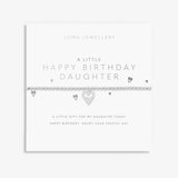 Joma Jewellery Bracelet - A Little Happy Birthday Daughter