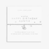Joma Jewellery Bracelet - A Little Happy Birthday Auntie